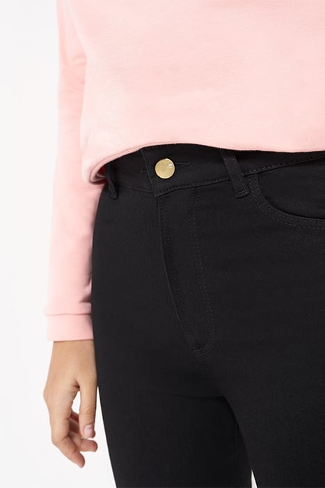HIGH-WAISTED SKINNY JEANS I.CODE BLACK 4