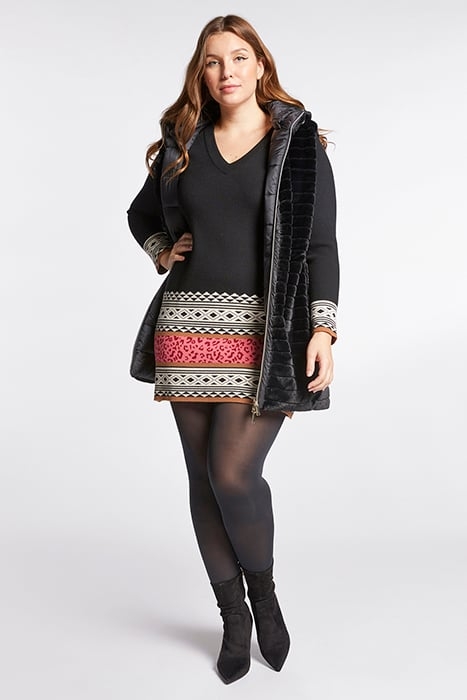 SWEATER WITH JACQUARD DESIGNS BLACK 3