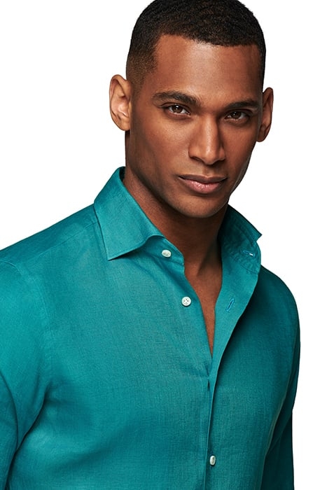 GREEN SLIM FIT SHIRT 5