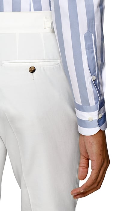 BLUE STRIPED EXTRA SLIM FIT SHIRT 6