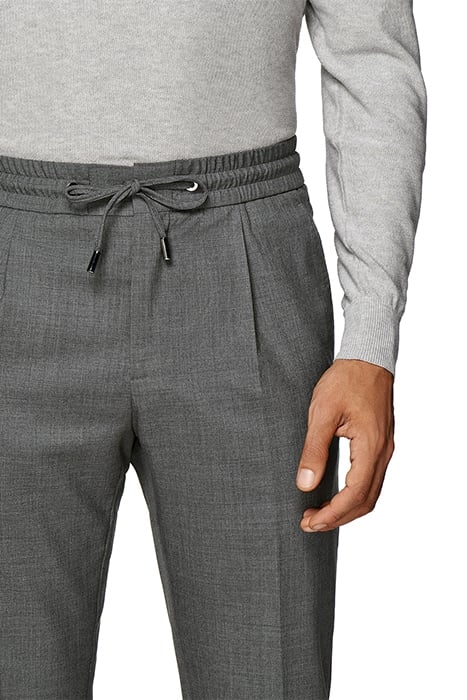 MID GREY DRAWSTRING AMES TROUSERS 5