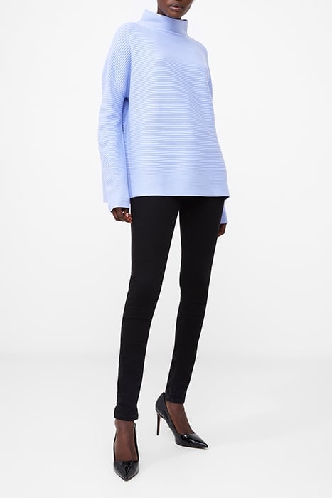 BABYSOFT RIBBED MK NK JUMPER PARADISE BLUE 2