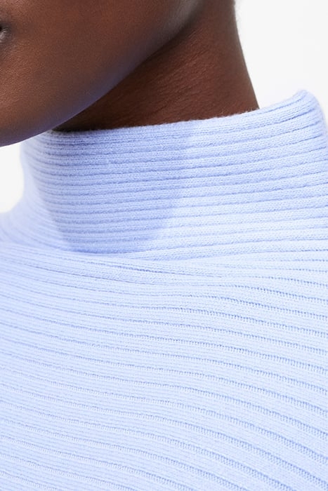 BABYSOFT RIBBED MK NK JUMPER PARADISE BLUE 6