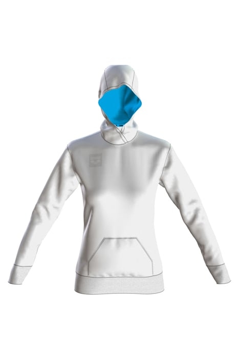 W ESSENTIAL HOODIE WHITE 1