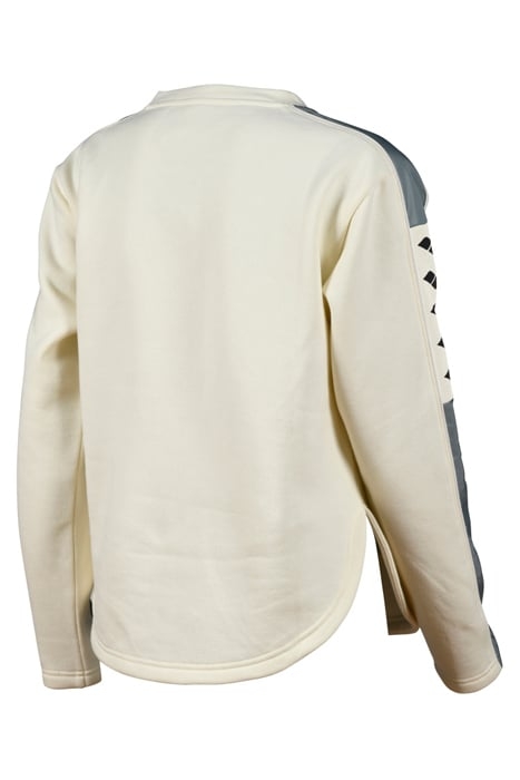 W SWEAT CREW NECK TEAM MOON WHITE STONE GREY 8