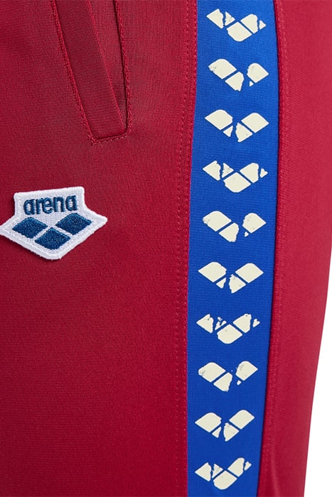 W 7/8 TEAM PANT BURGUNDY NEON BLUE BUTTER 6