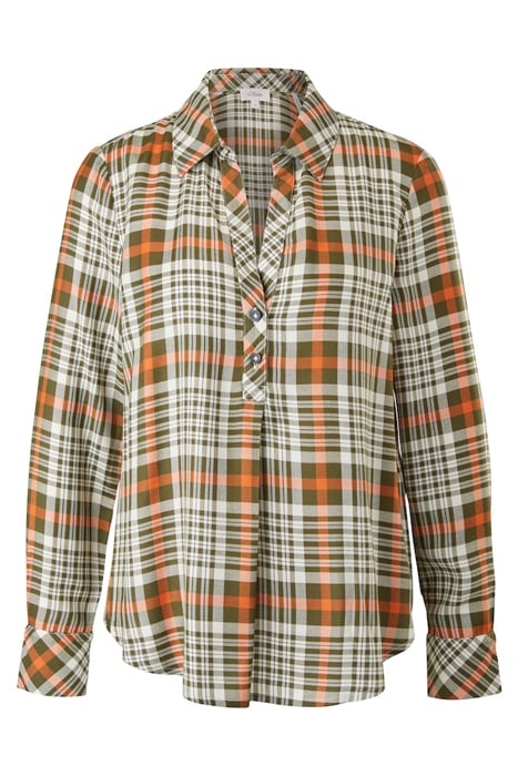 BLOUSES LONGSLEEVE GREEN CHECK 1