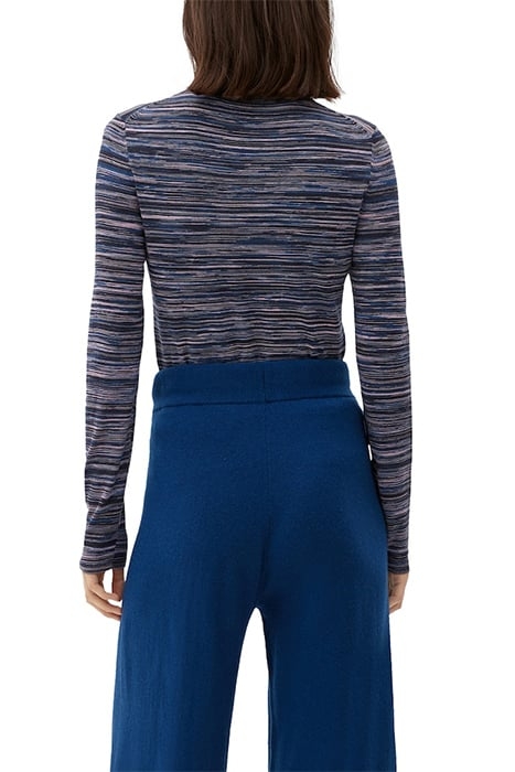 PULLOVER LONGSLEEVE, TURTLENECK GREY/BLACK 3