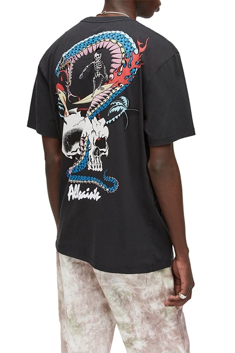 SNAKEPIT SS CREW WASHED BLACK 2