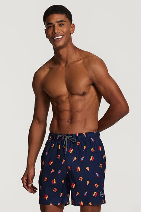 STRETCH SWIMSHORT FAST FOOD DARK NAVY DARK NAVY 2