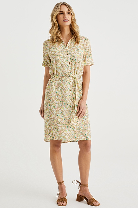 DRESS MID LENGTH BEIGE 2