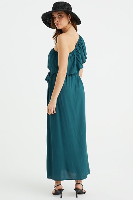 DRESS MID LENGTH DARK GREEN 3
