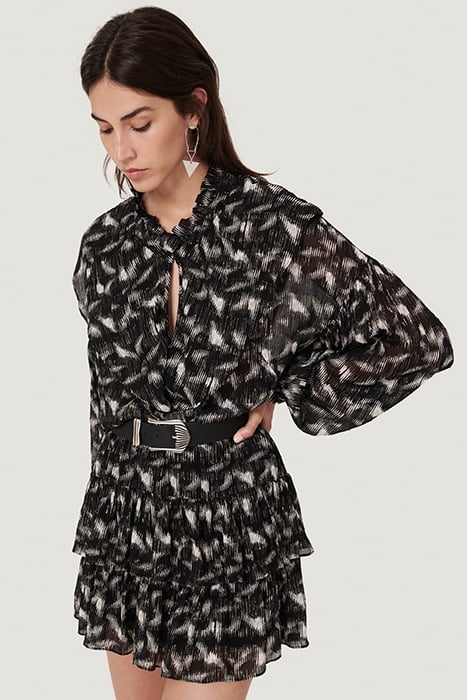 TYGA BLACK/ECRU DRESS 4