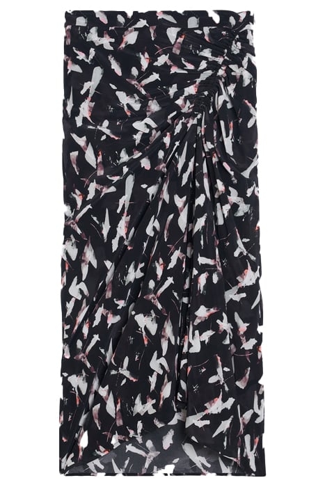 CAMIE SKIRT IN BLACK/ECRU SKIRT 5