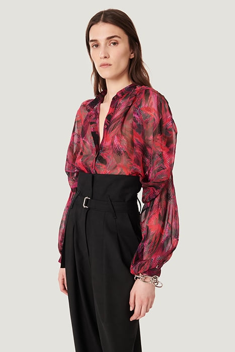 PAULHI FUSHIA/BLACK/RED BLOUSE 1