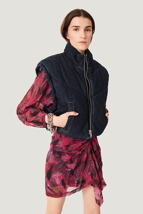 CABRAY VEST IN DARK BLUE 1