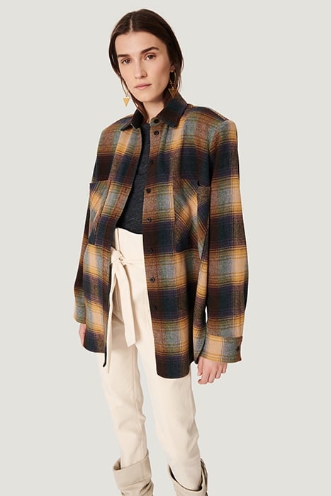 MINSI PURPLE/MULTICO SHIRT 1