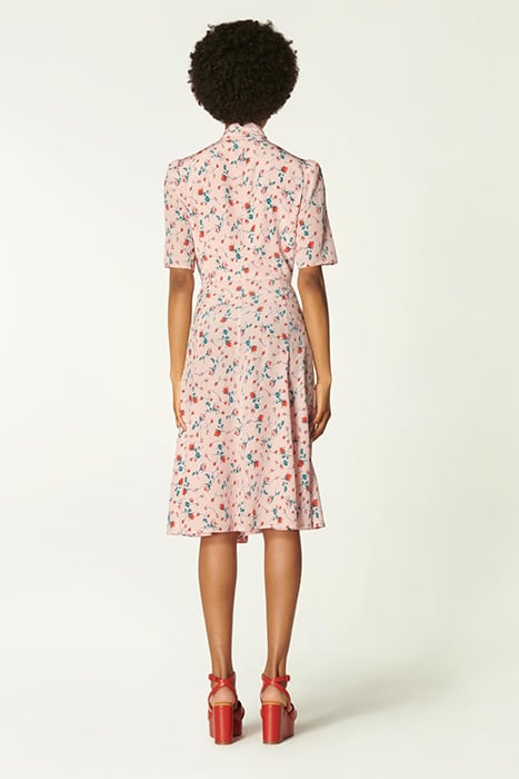 MIKA MIDI DRESS PINK MULTICOLOR 2