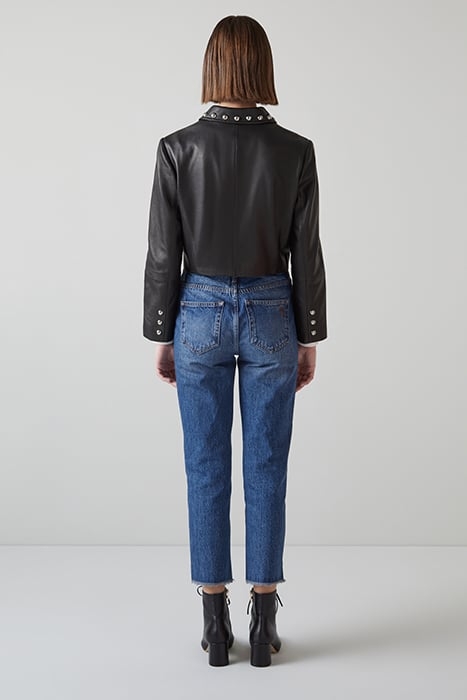 ANAIS LEATHER & BIKER JACKET BLACK 2
