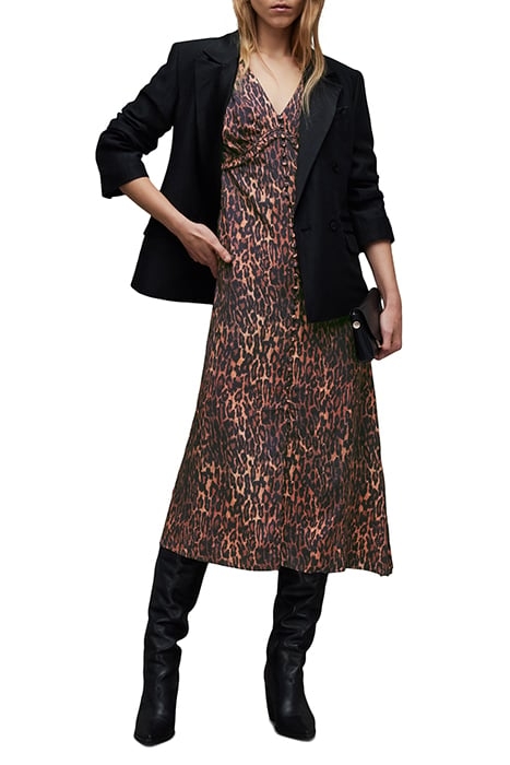 DREA ANITA DRESS NATURAL BROWN 2