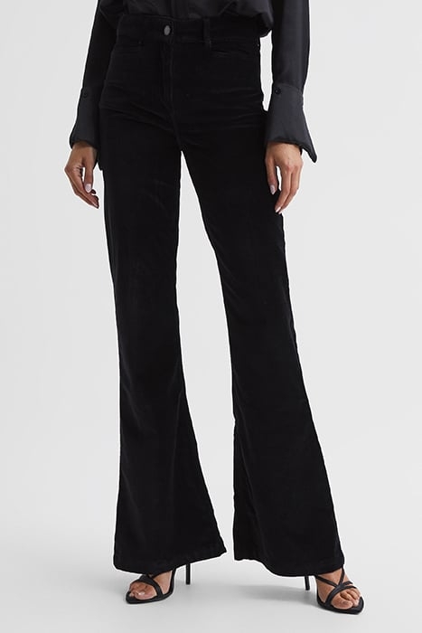 PRIA WIDE-LEG & FLARED PANTS BLACK 1