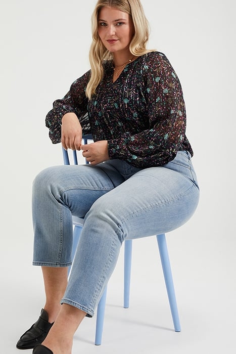 5-POCKET HIGH WAIST BLUE 4