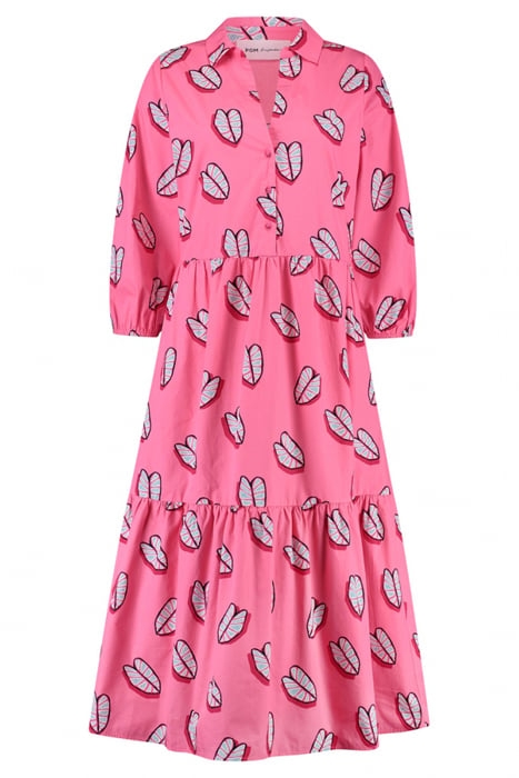 DRESS - LEAF IT PINK 8