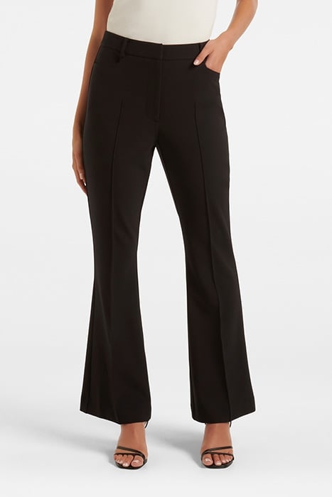 SELENA PINTUCK FLARE PANT BLACK 1