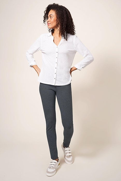 JODIE PONTE JEGGING GREY MARL 1