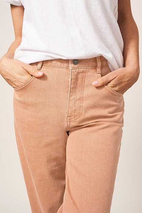 LEIGHTON CLAYDYE STRAIGHT JEAN MID CORAL 3