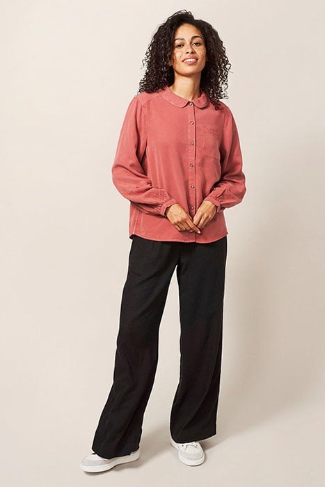 LUCIE SHIRT DUSTY PINK 1