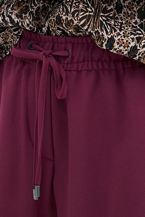 PURPLE CREPE STRAIGHT SUIT TROUSERS 6