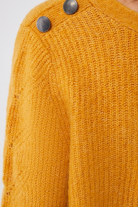 YELLOW REVERSIBLE KNIT SWEATER WOMEN 7