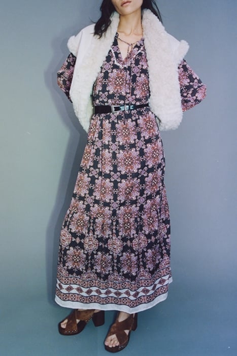 BOHO PRINT LONG DRESS 4