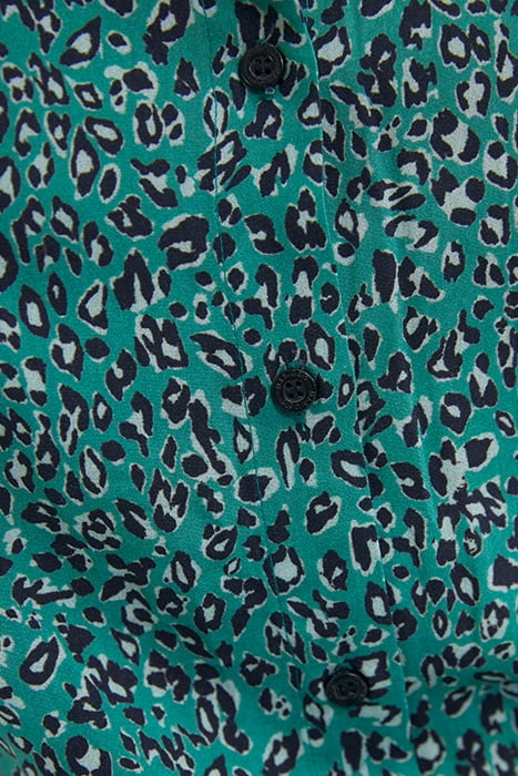 GREEN LEOPARD PRINT SHIRT 5