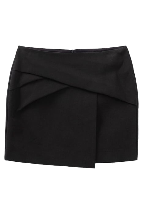 PURE EDITION – BLACK SHORT WRAP SKIRT 4