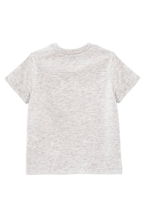 BABY BOYS’ GREY BIKER-TIGER IMAGE ORGANIC T-SHIRT 2