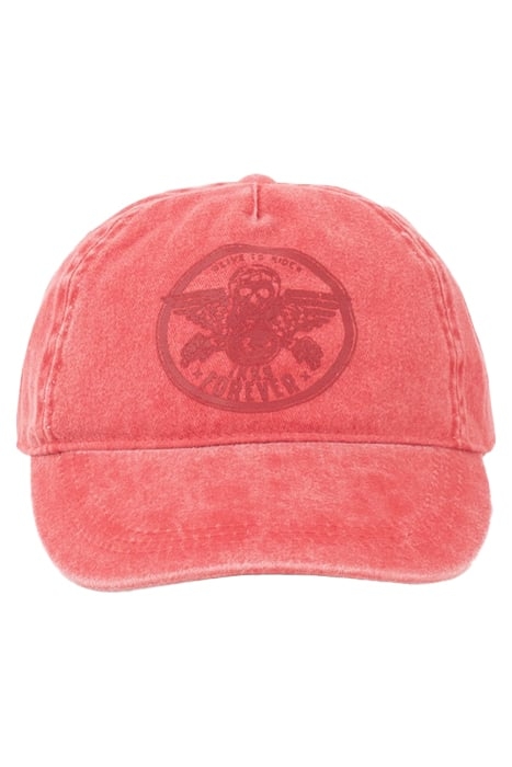 BOYS’ RED WINGED RIDER PRINT CAP 1