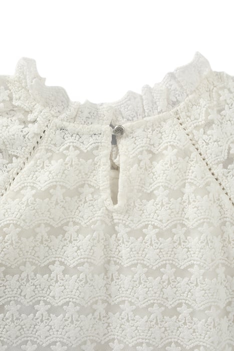 GIRLS’ OFF-WHITE LACE BLOUSE 5