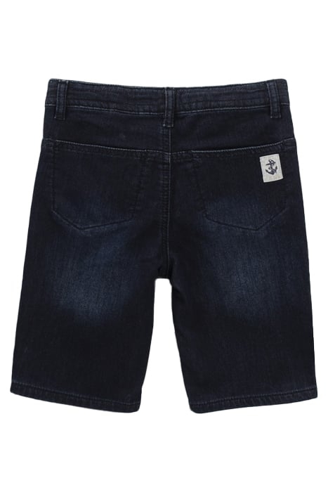 BOYS’ RAW DENIM BERMUDA SHORTS WITH SLOGAN CORDS 3