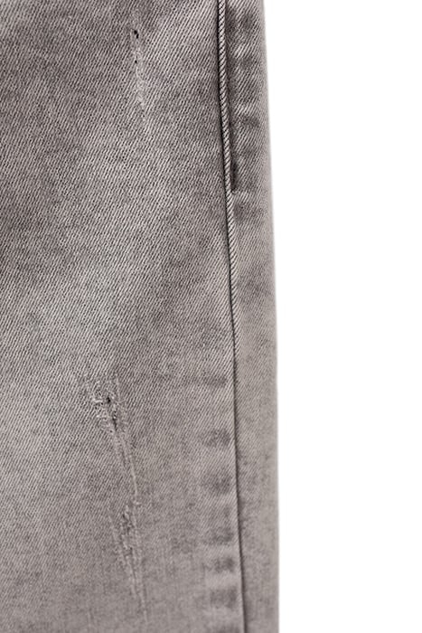 BOYS’ GREY SLIM JEANS WITH PLACED DISTRESSING 7