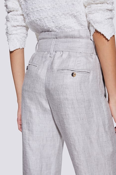 NAJAVA STRAIGHT PANT IN ECRU/GREY 5