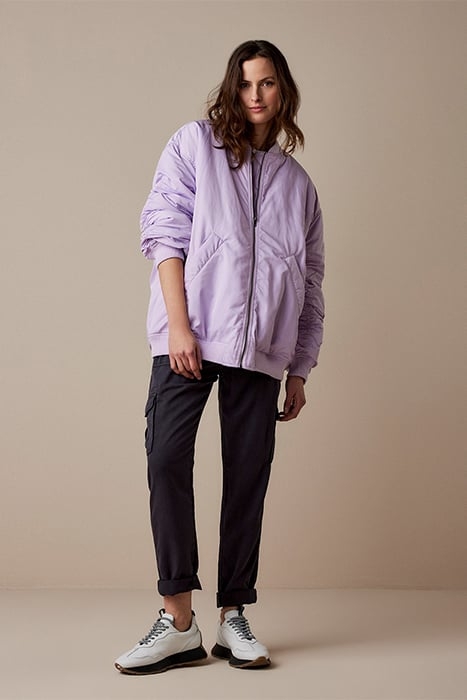 JACKET PADDED SATIN SOFT ORCHID 1