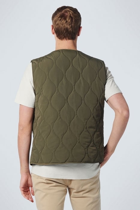 GILET PADDED FULL ZIPPER ARMY 2