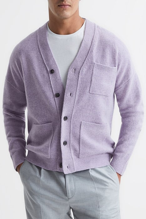 ANDREWS CARDIGAN LILAC 1