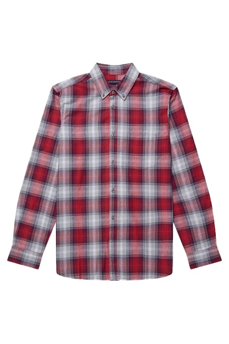CHECK LONG SLEEVE SHIRT RED MULTI 4