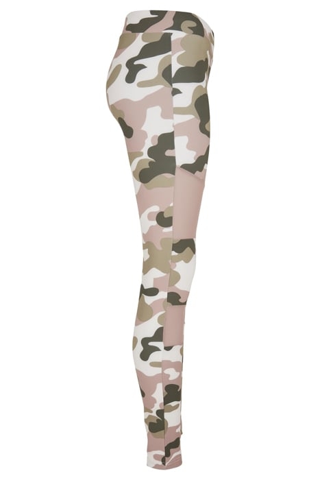 LADIES CAMO TECH MESH LEGGINGS DUSKROSE CAMO 6
