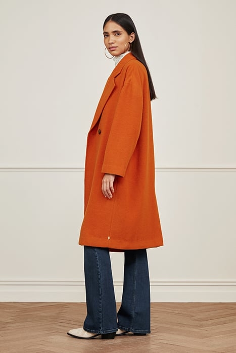 BETH COAT ORANGE LAVA 5