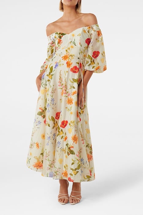 VENICE MIDI SUN DRESS HILDEN FLORAL 1