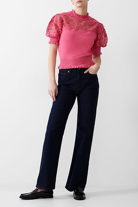 CROCHET MIX KNIT CAMELLIA 2